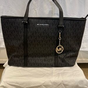 Michael Kors Black Monogram Briefcase